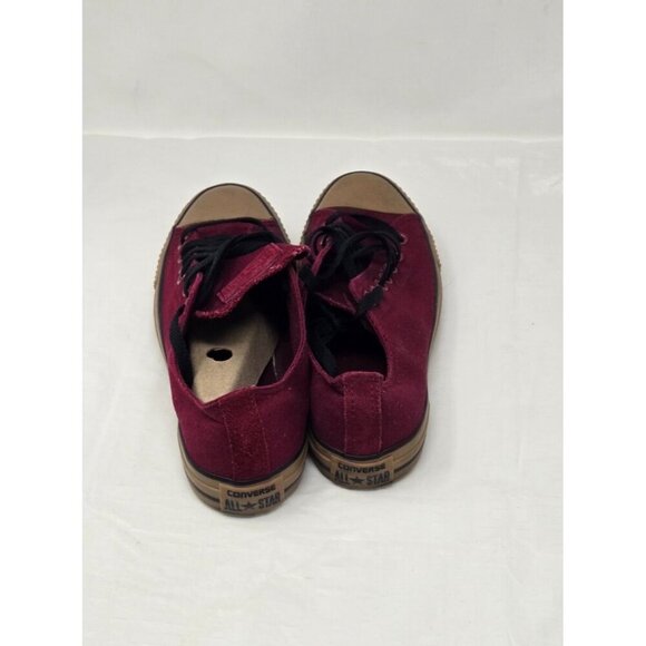 Converse All Star Burgundy Red Low Top Sneakers Women 's 10.5 Men's 8.5 - Picture 6 of 10